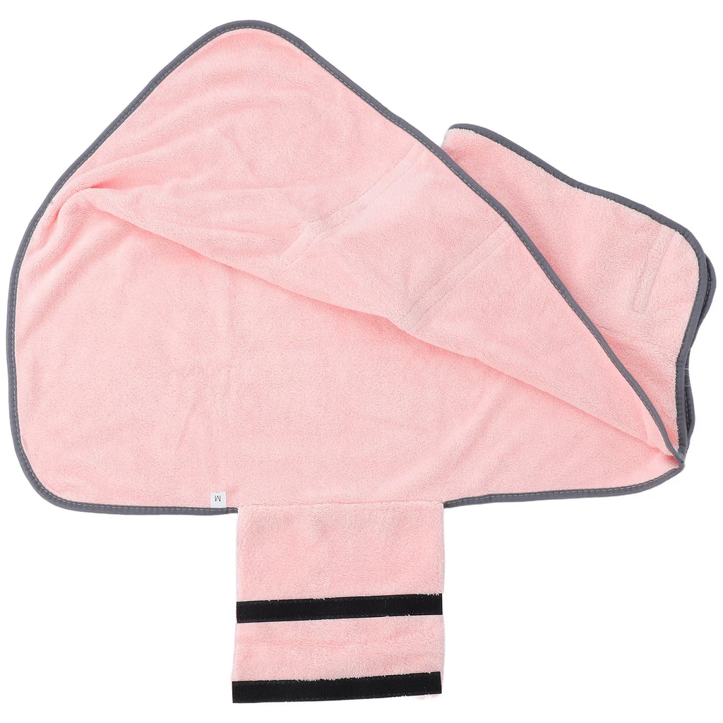 Super Absorbent Pet Bathrobe Dry Dog Towel for Grooming Bathing Quick Drying Dog Robe Super Absorbent Pet Bathrobe