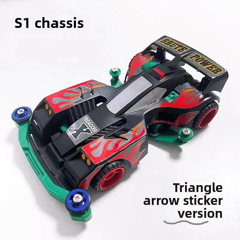 Japanese Anime Bakusou Kyuudai Let's&Go Mini 4WD Racing Track Race Sabre Black Battle Ray Stinger Model Toy