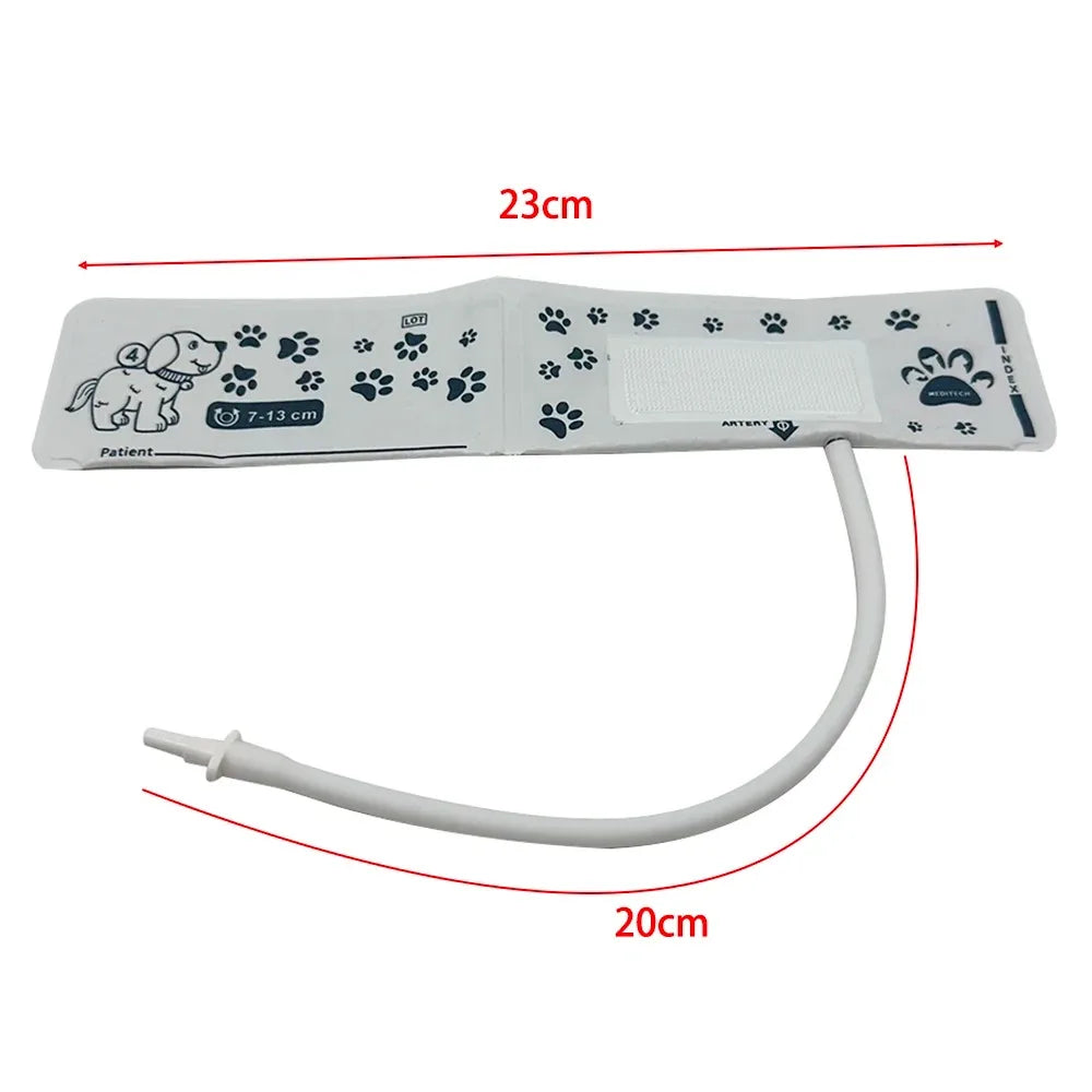 Pet & Animal Blood Pressure Monitoring Cuff, PVC Hose, Blood Pressure Measurement Cuff for Mice/Rabbits/Cats/Dogs/Cattle