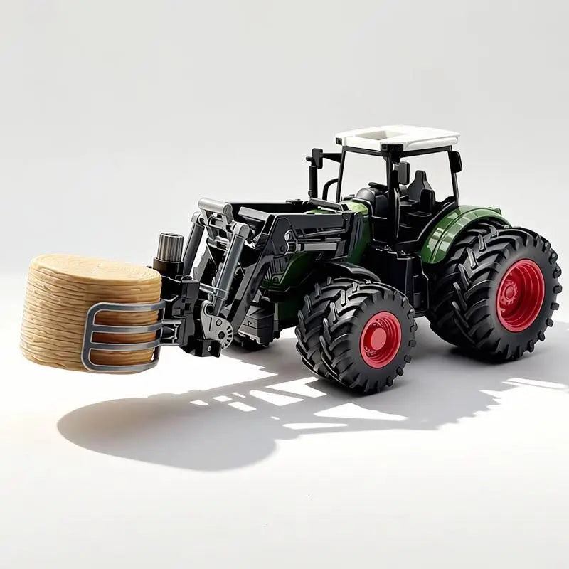 Large Scale Tractor Toys DIY Farmer Car Playset Toy Transport Trailer Engineering Birthday Gifts