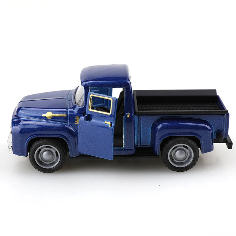 (bagged)1:38 Classical FORD F100 Pickup, Alloy Model Car, Simulated vehicle, children alloy car, boy's toy model, car ornaments