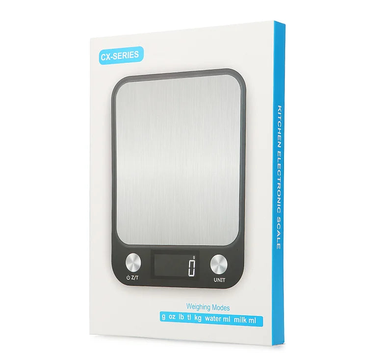 Kitchen Scale 5/10/15Kg Weighing Food Coffee Balance Digital Scales Stainless Steel Design Cooking and Baking Measuring Tools