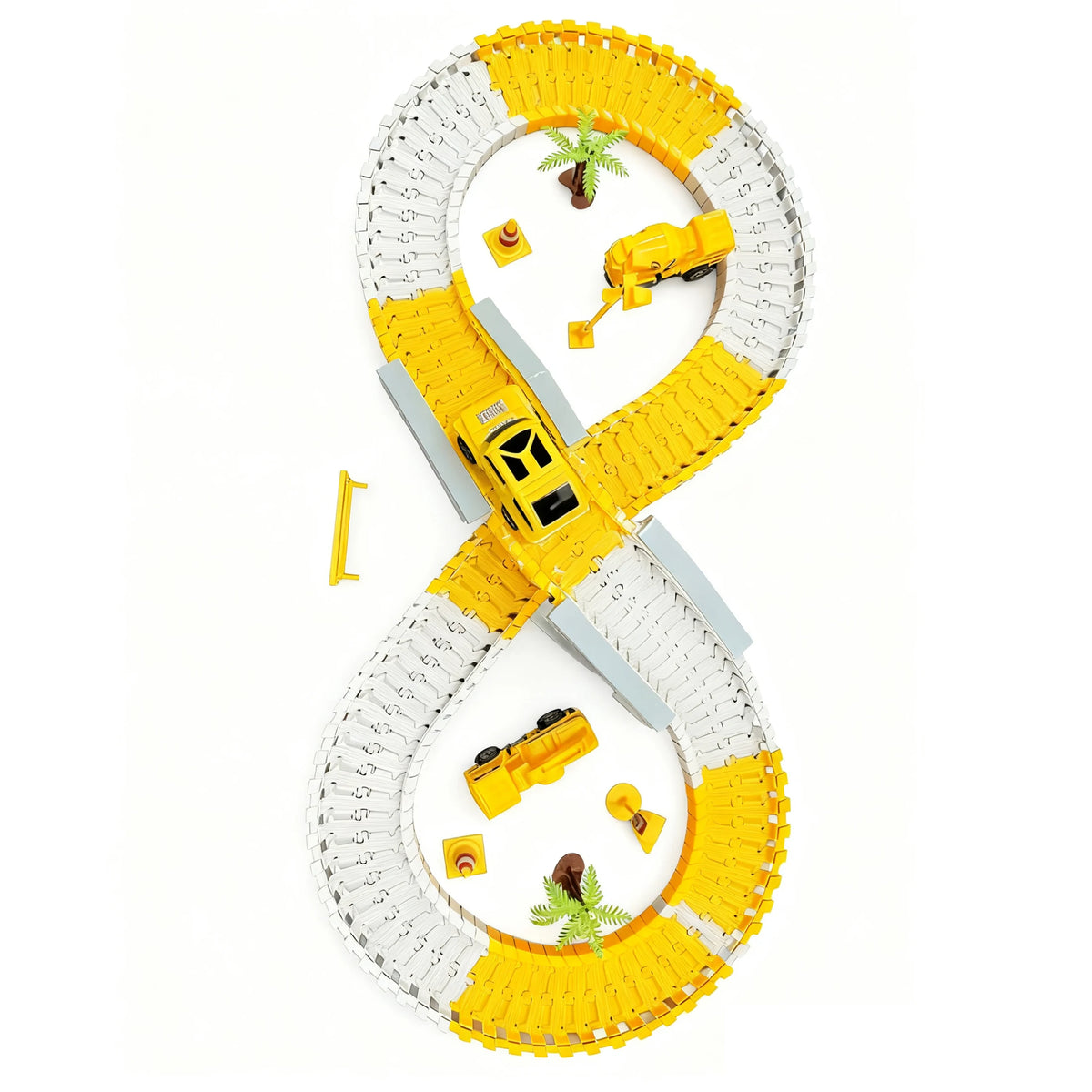 137pc Boys Halloween Christmas Gifts DIY Car Track Assemble Puzzle Toys Parent-Child Interactive Building Toys Family Party Toys