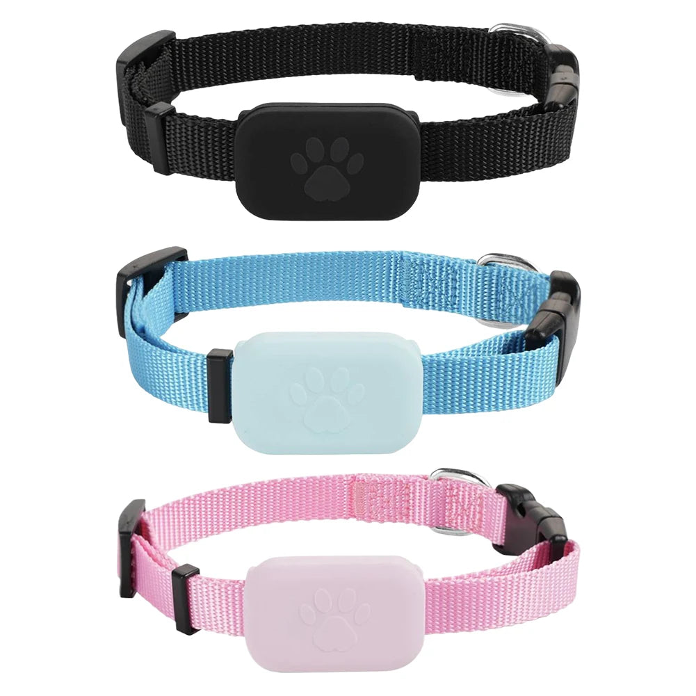 Pet GPS Tracker with Adjustable Collar Dog Tracker Smart Pet Locator for Dogs & Cats