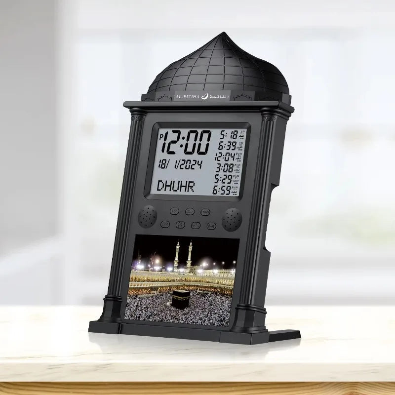 Digital LED Azan Wall Clock Muslim Islamic Islam Stylish Azan Adhan Prayer Reminder Alarm Mosque Wall Clock Prayer Time Hijri