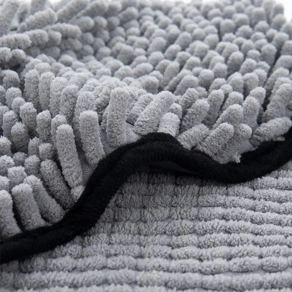 Quick Dry Pet Towel Soft Dog Bath Robe Towel Super Absorbent Cat Bath Towel Convenient Pet Cleaning Washcloth Dog Accessories
