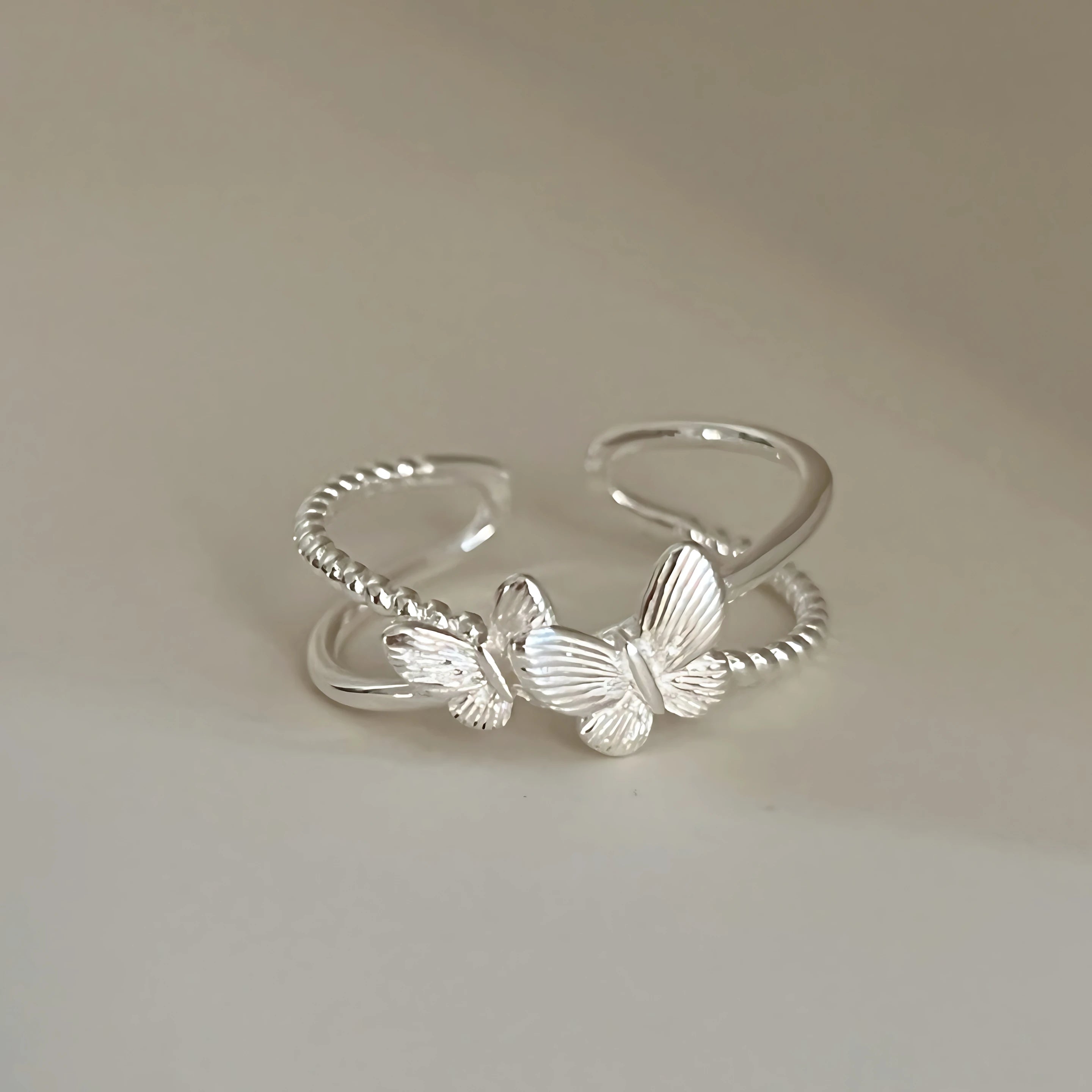 Sam Panda 925 Sterling Silver Mask Ring For Women Gift Frosting Vintage Irregular Personality Punk Jewelry Dropshipping