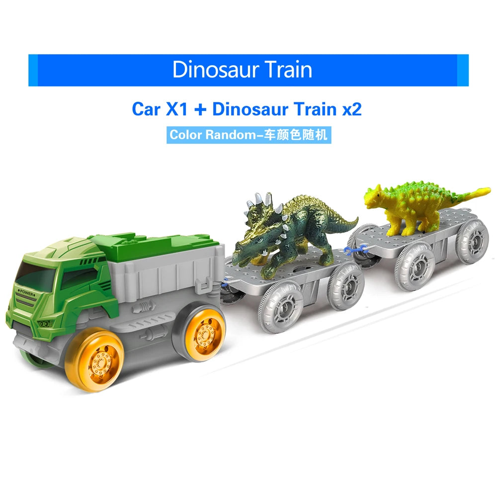 Replacement Cars for Tracks - Extra Race Car Accessories for Dinosaur Race Track & Train Toy Gift - for Kids Boys and Girls Toys