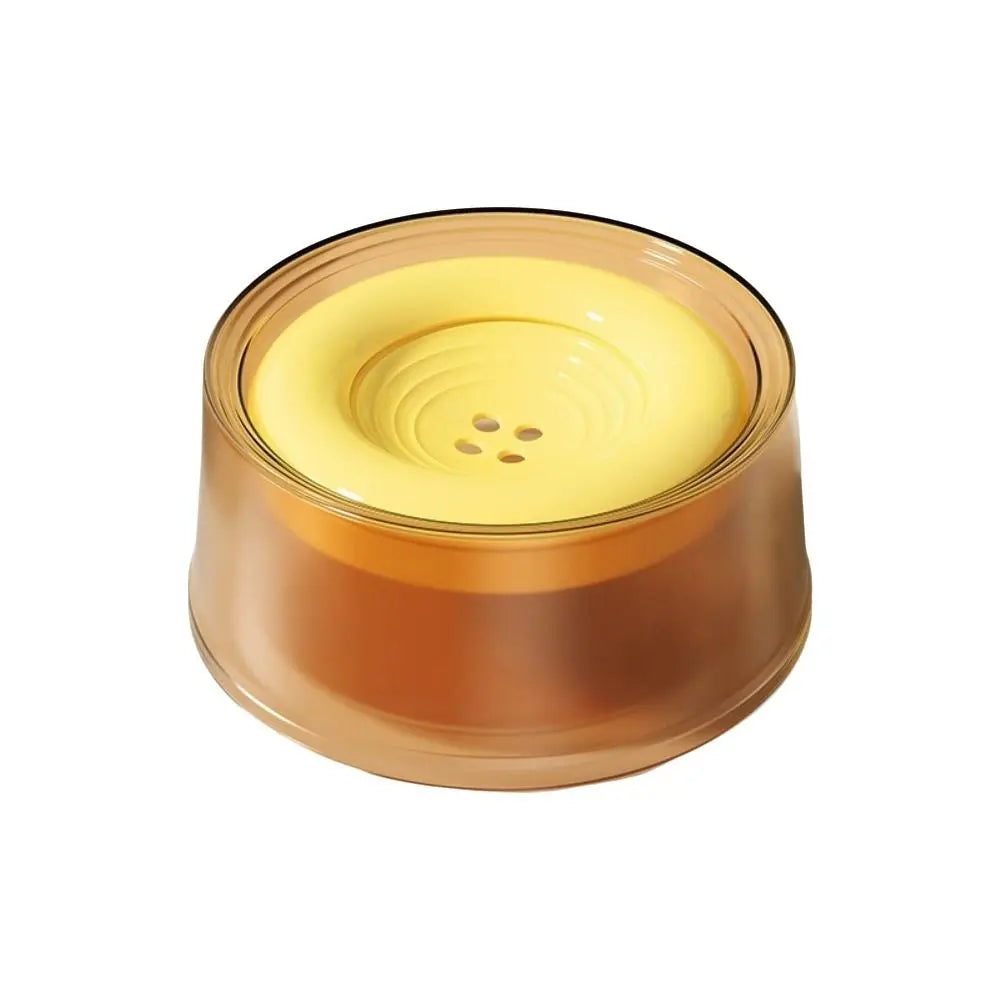Non-Slip Base Pet Floating Water Bowl Large Capacity Spill Proof Dog Drinking Bowl Anti-Splash Design No Wet Mouth Cat Bowl
