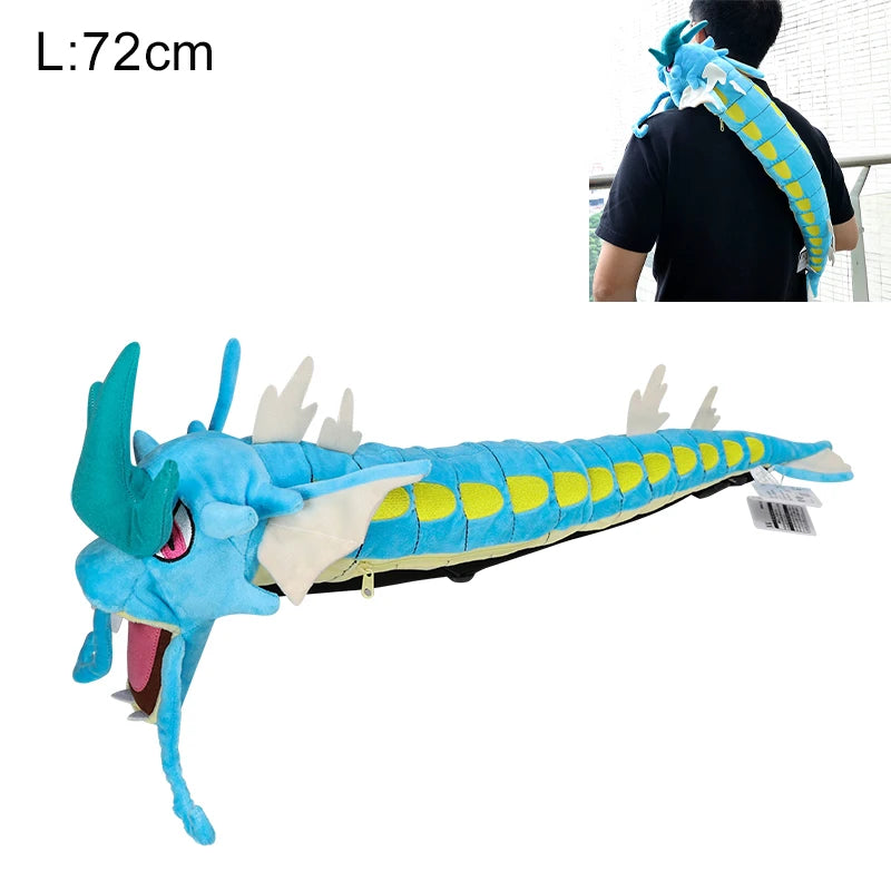 Eevee Mimikyu Charizard Gengar Plush Backpack Funny Cartoon Large-Capacity Student Backpack Kindergarten Bag Child Gift