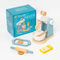 Wooden Kitchen Pretend Play Toy Simulation Wooden Coffee Machine Toaster Machine Food Mixer Baby Early Learning Educational