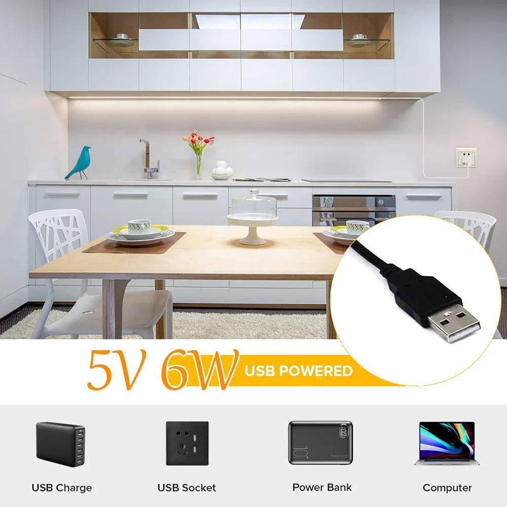 5V USB COB Led Strip Light White/Red/Green/Pink/Ice Blue/Yellow 320 Leds Flexible Ribbon DC Night Lamp TV Backlights Home Decor