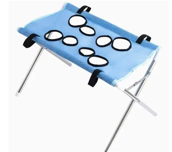 Portable Pet Grooming Bath Hammock Stand Adjustable Dog Cat Washing Restraint Mesh Support Rack Foldable Pet Bathing Drying Groo