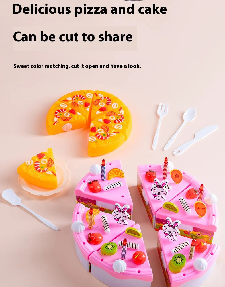 DIY Fruit Cutting Toys Vegetables Fruits And Vegetables Parent-Child Simulation Kitchen Food Children's Birthday Gifts