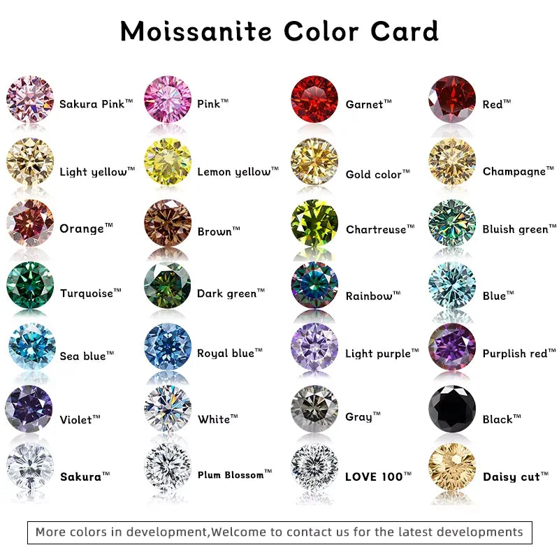 TY 0.7CT 3mm Gemstone Moissanite Rings for Women S925 Silver Matching Wedding Diamonds Band Stackable Ring White Gold Gift