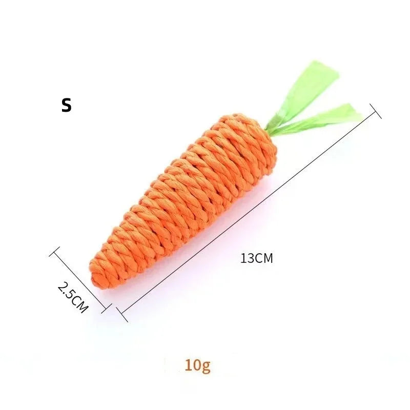 Pet Chew Toys For Ribbit Bunny Hamster Guinea Chinchillas Tooth Cleaning Molar Grinding Toys Pet Supplies