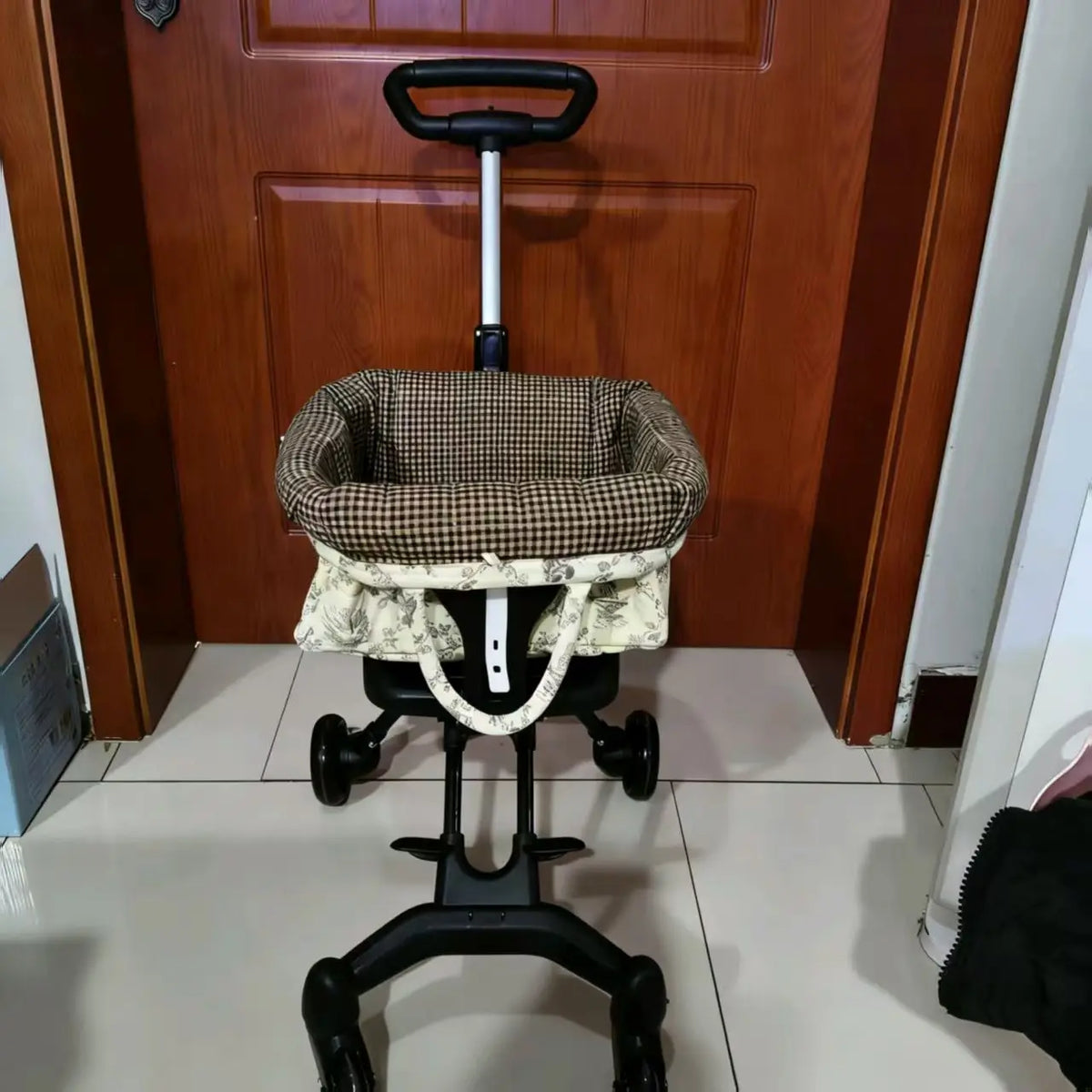 2026 SUMMER Pet Stroller with Complimentary MaT for Small 10 Lbs Dogs & Cats Lightweight Foldable Design One-clickFolding  Brake