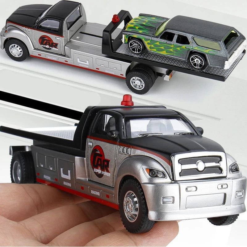1:64 Scania Container Truck American Container Truck Alloy Diecast Model Car Home Decoration Ornaments Collections Hobby Holiday