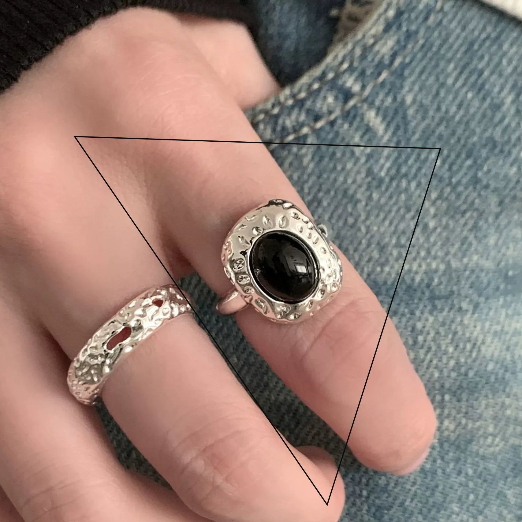 Sam Panda 925 Sterling Silver Mask Ring For Women Gift Frosting Vintage Irregular Personality Punk Jewelry Dropshipping