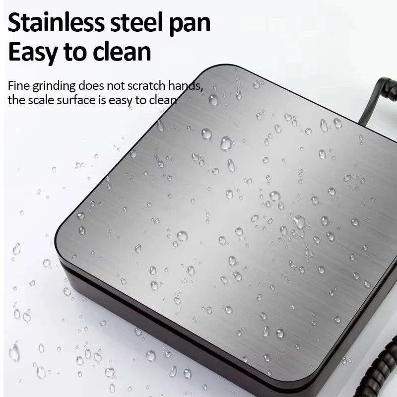 Electronic Platform Scale 50kg/2g High-precision Digital Scale Wired/Wireless Parcel Pet Express Zero/Tare Kitchen Weighing Tool