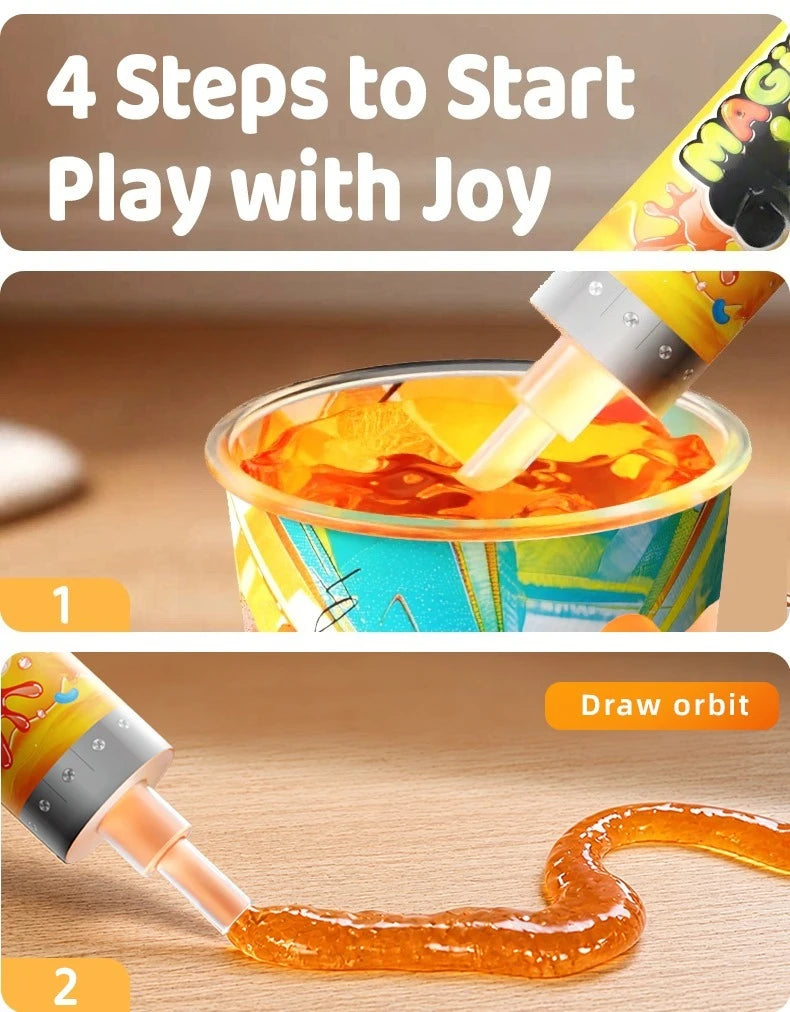 DIY Assemble Variable Track Toy Car, Educational Electric Mini Car with Crystal Mud Track, Magical Dream Changeable Track Toys