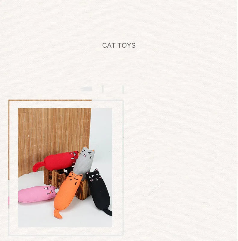 Pet newest plush toy cat toy rustling sound cat toy cat products toy kitten teeth grinding toys resistant to bite