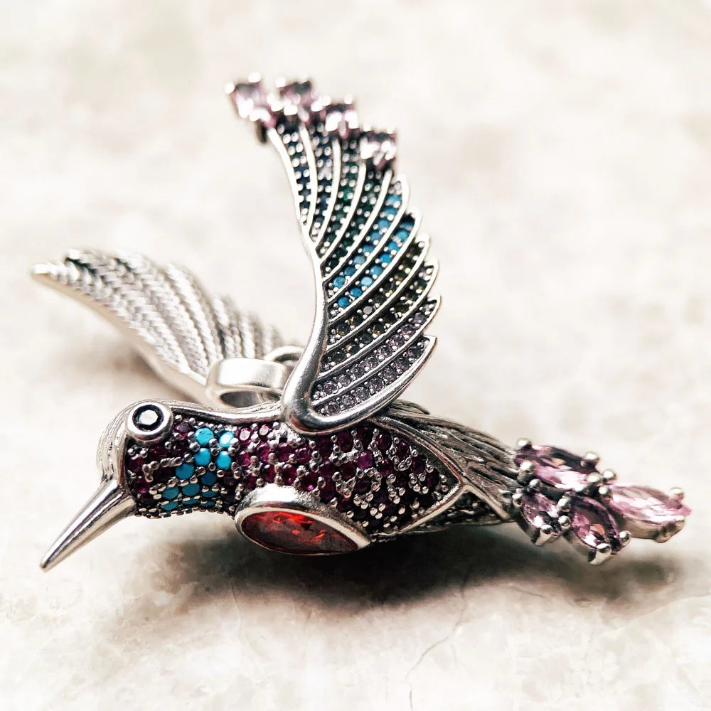 Pendant Pomegranate Tree Flower Bird Butterfly Dragonfly Cat Koala Brand New Jewelry Europe 925 Sterling Silver Gift For Woman