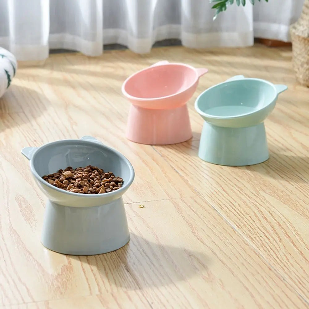 45 Degree Pet Feeder Bowl Stand Bowls Dogs Feeders for Cats Puppy Food Water Bowl Pet Products Feeding Cup Dog Elevated Bowls