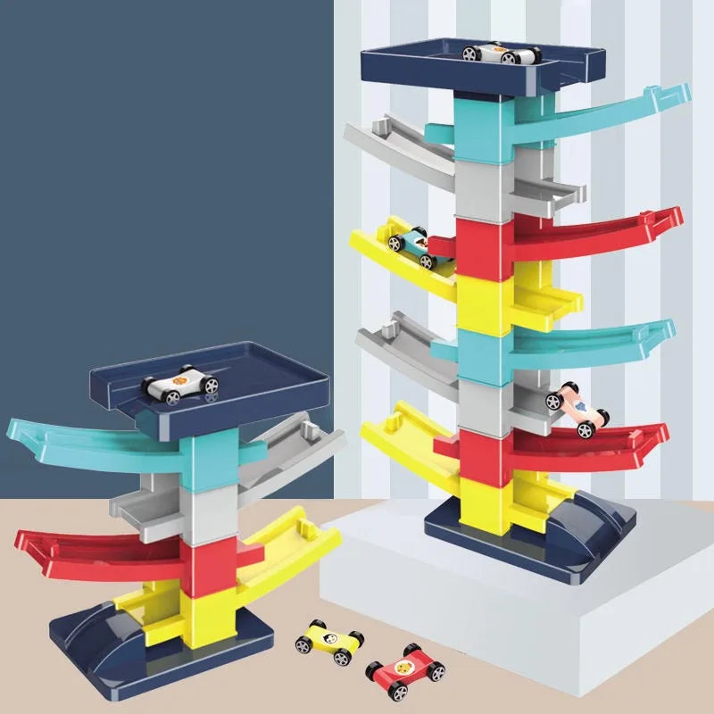 Race Track Car Ramp Toy Educational Games Racing Gliding Rail Puzzle Set For Kids Boy 2 3 4 5 Years Birthday Gifts Children Toys