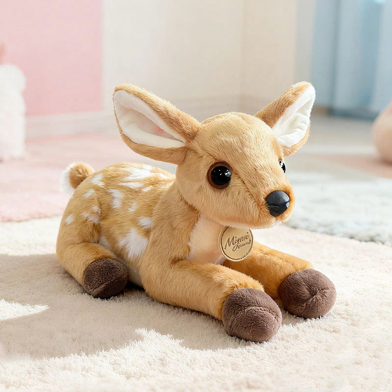 25cm Kawaii Giraffe Plush Toy - Stuffed Soft Giraffe Doll for Kids Lovely Deer Room Decor Birthday Gift