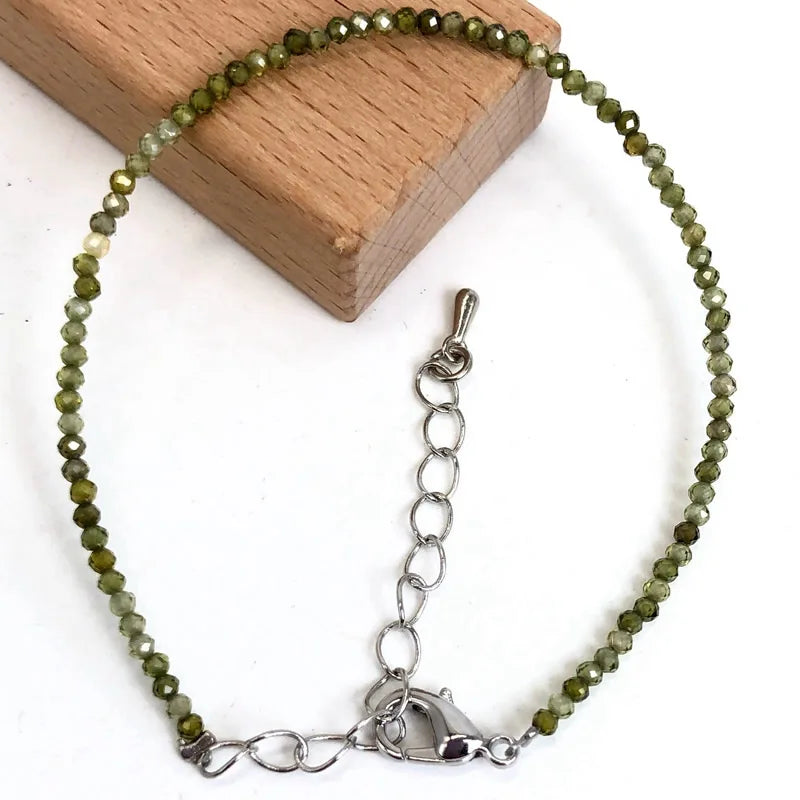 Mini 2-3mm Stone Beaded Faceted Natural Agat Quartzs Necklaces bracelet Female Fashion Party Choker for Women Girls Jewelry Gift