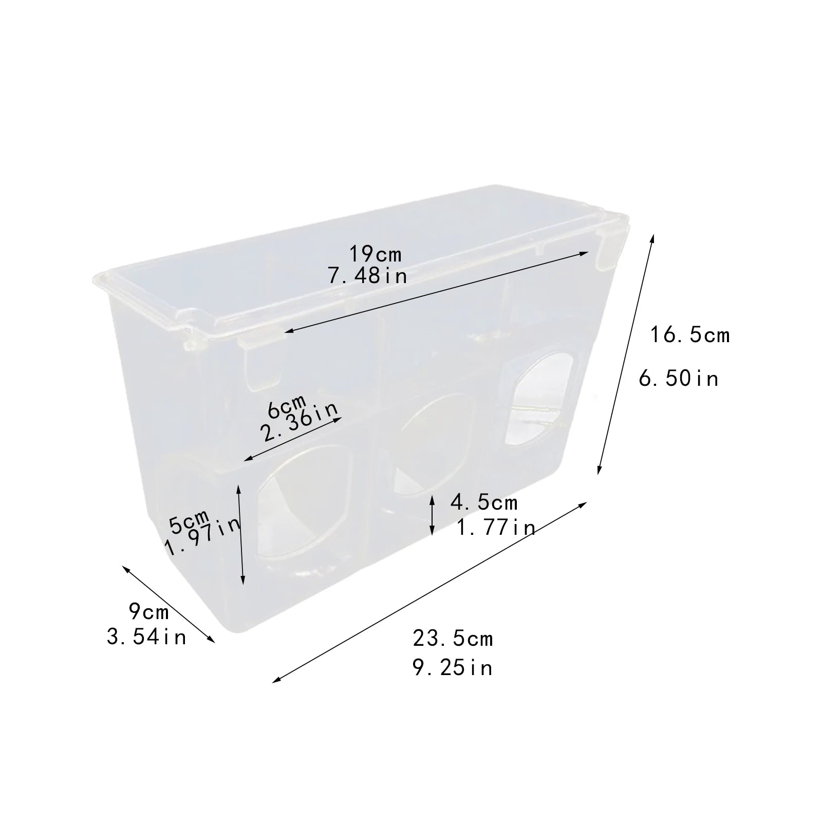 Bird Feeder Bowl Hanging Parrot Feeder for Small and Medium Parrot three hole for Garden Outdoor Backyard Wildlife Birding