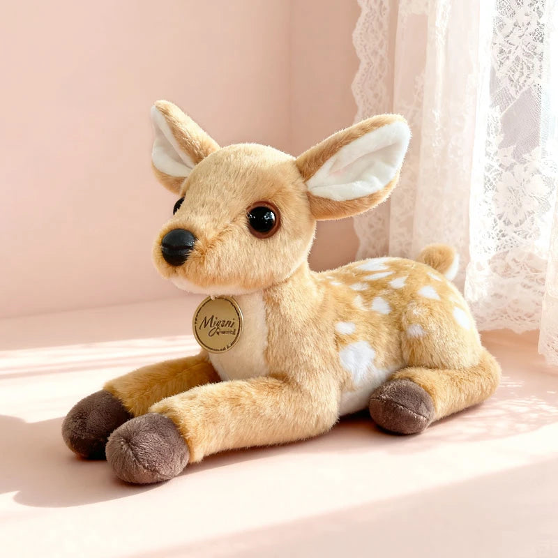 25cm Kawaii Giraffe Plush Toy - Stuffed Soft Giraffe Doll for Kids Lovely Deer Room Decor Birthday Gift