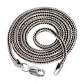 S925 pure silver Fox Tail Sweater Chain For Men And Women Retro Style Bracelet With Thick 3mm Woven Vhain