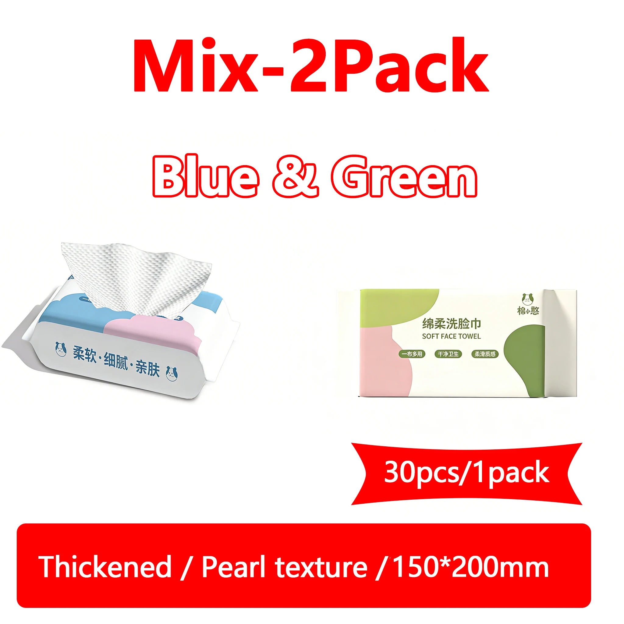 30PCS Ultra Soft Thick Disposable Pet Wipes Gentle Dog Cat Face Eye Paw Daily Cleaning Tear Stain Removal Grooming Supplies