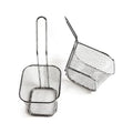 1/2/8Pcs Stainless Steel French Fries Basket Mesh Kitchen Frying Tools Colander Mini Chips Fryer Cooking Frying Basket Strainer