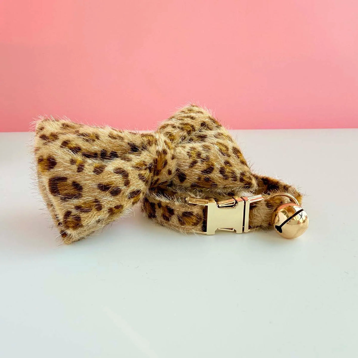 Personalized Pet Name Leopard Print Cat Collar with Bell - Plush & Adjustable Kitten Necklace, Fashion Pet Accessory