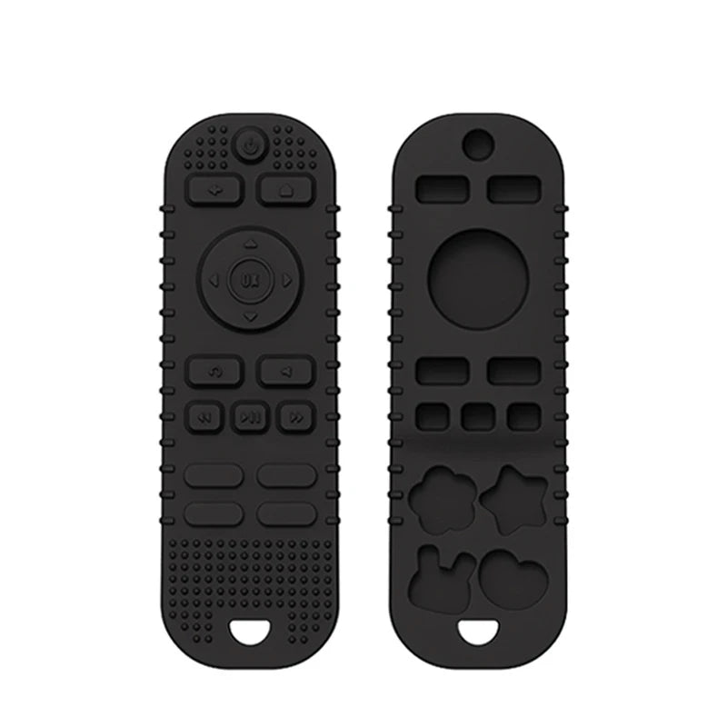 Silicone Baby Teething Toys BPA Free TV Remote Control Shape Teething Toys Chew Relief Soothe Babies Gums for Babies Toddlers