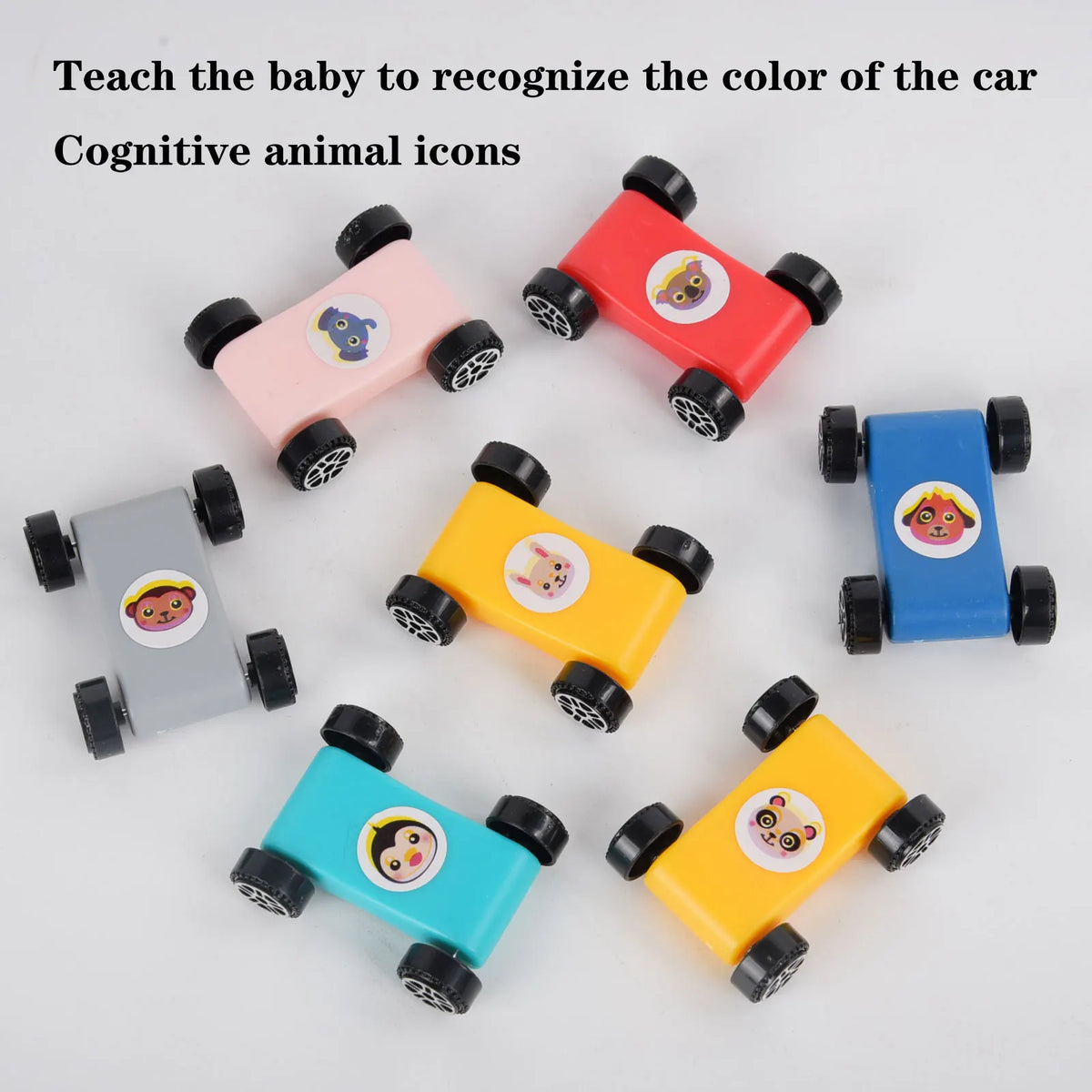 Children'S Gliding Track Car Mini Car Inertia Girl Baby 3-Year-Old Boy Toy Multi Layer Cartoon Puzzle Slide Car
