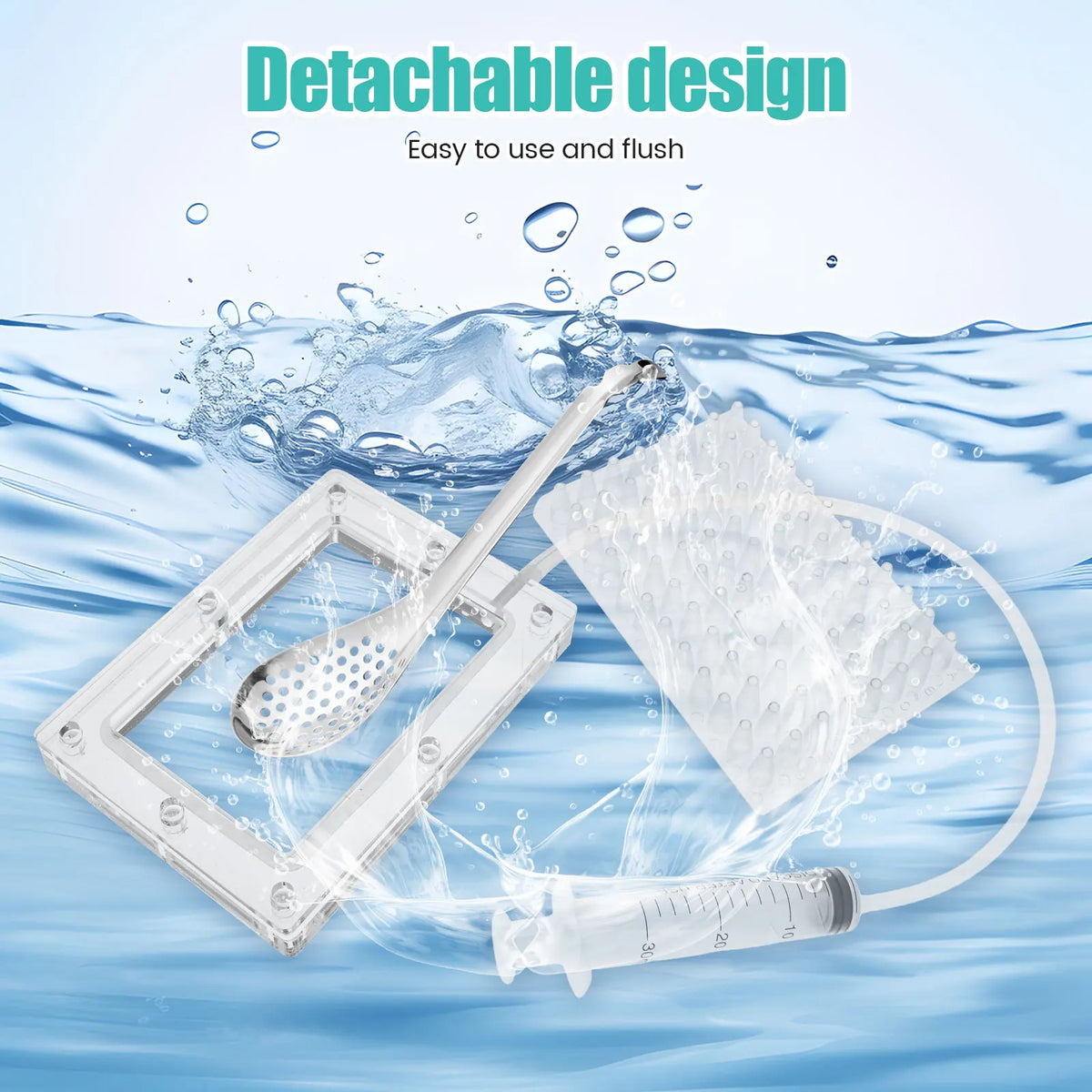 Caviar Spherification Tool Transparent Molecular Gastronomy Kit with Spoon Spherification Dropper Creative Kitchen Accessories
