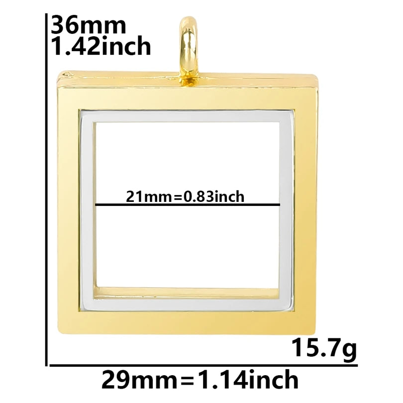 10Pcs/Lot Openable Round Living Reliquary Picture Locket Pendant Glass Floating Cremation Urn Medaillon Colgantes Jewelry Making