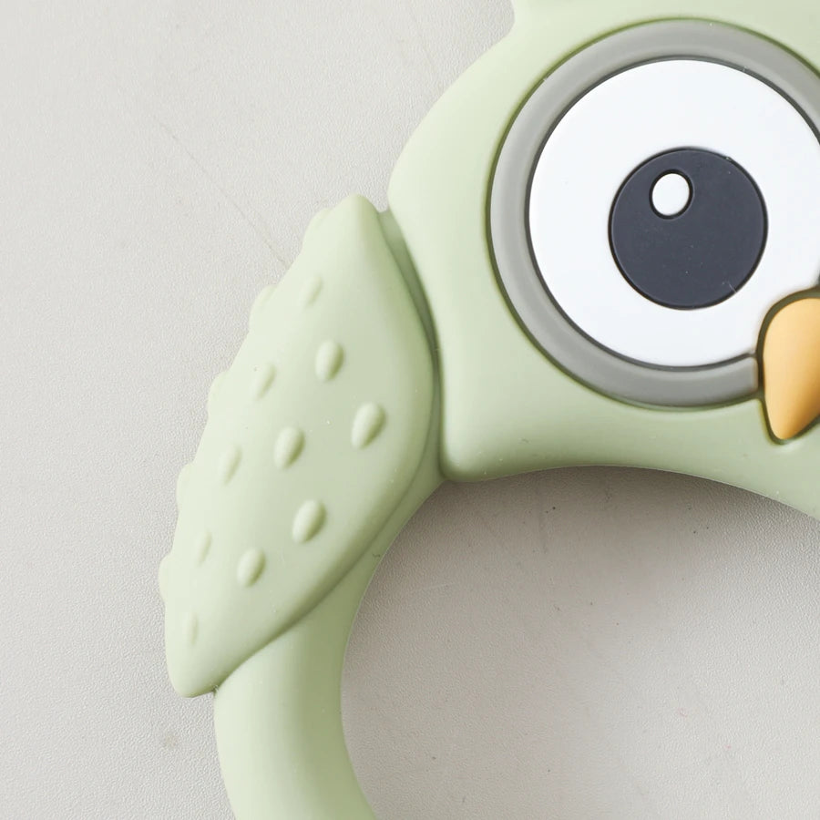 1PC Baby Silicone Teether Toys Food Grade Silicone Teething Animal Dental Teething Goods for Newborn Soothing Nursing Toys