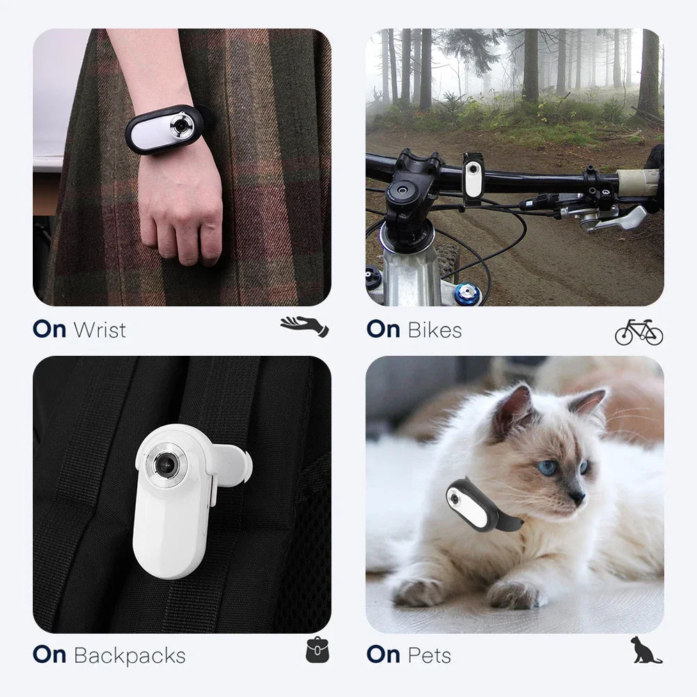 HD 1080P Pet Camera Collar No WiFi Needed, Video Recording Dog & Cat Tracker Collar, Ideal Birthday Gift for Active Pets