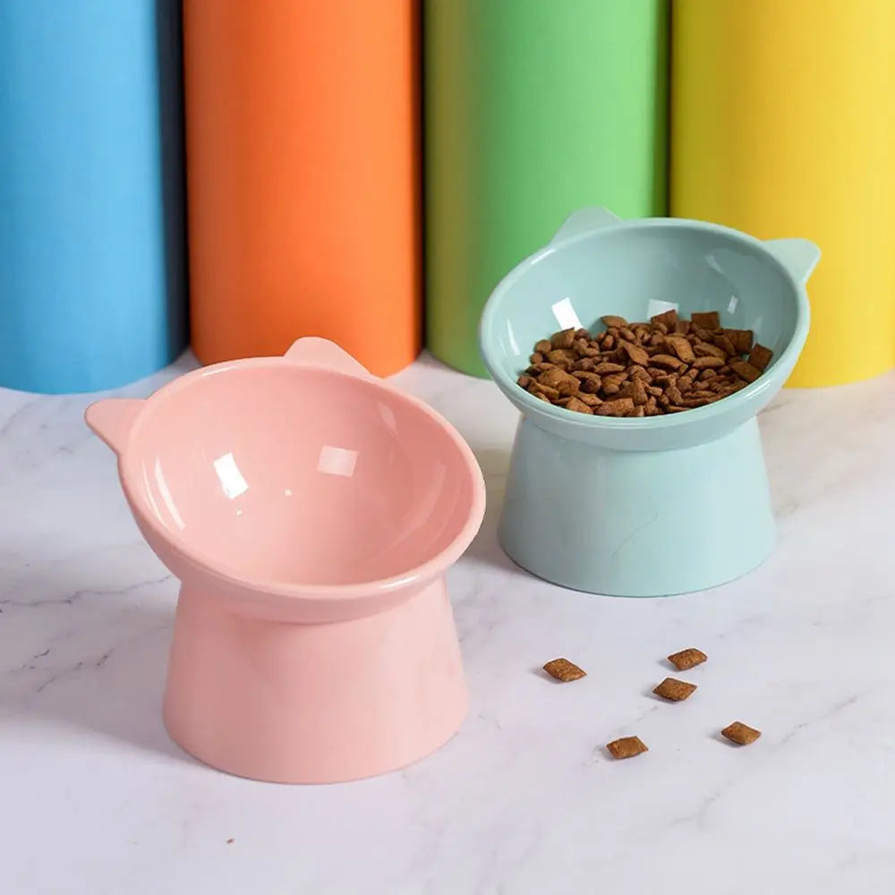 45 Degree Pet Feeder Bowl Stand Bowls Dogs Feeders for Cats Puppy Food Water Bowl Pet Products Feeding Cup Dog Elevated Bowls