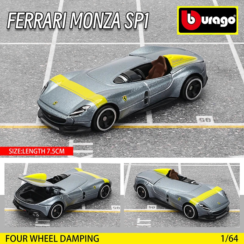 Bburago1:64 Ford GT500 Multiple Model Small Collection Car Alloy Model Toy Gift Scene Decoration Classic and Exquisite