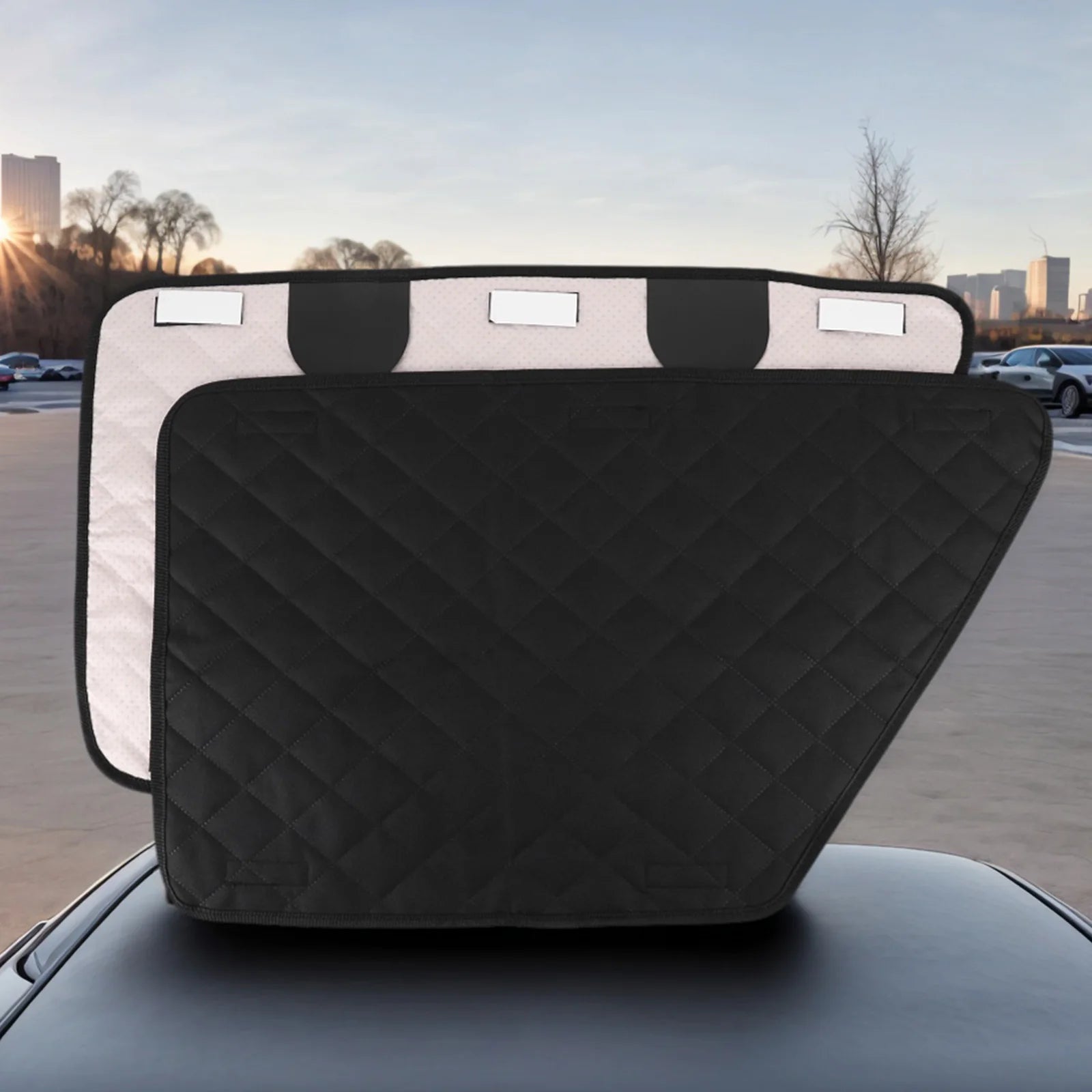 2Pcs Oxford Waterproof Car Door Cover Dog Pet Anti-Scratch Car Interior Cover Washable Car Door Protect Mats for Car Truck & SUV