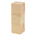 Natural Blocks Unfinished Wooden Cubes for Hobbies Model Making Craft
