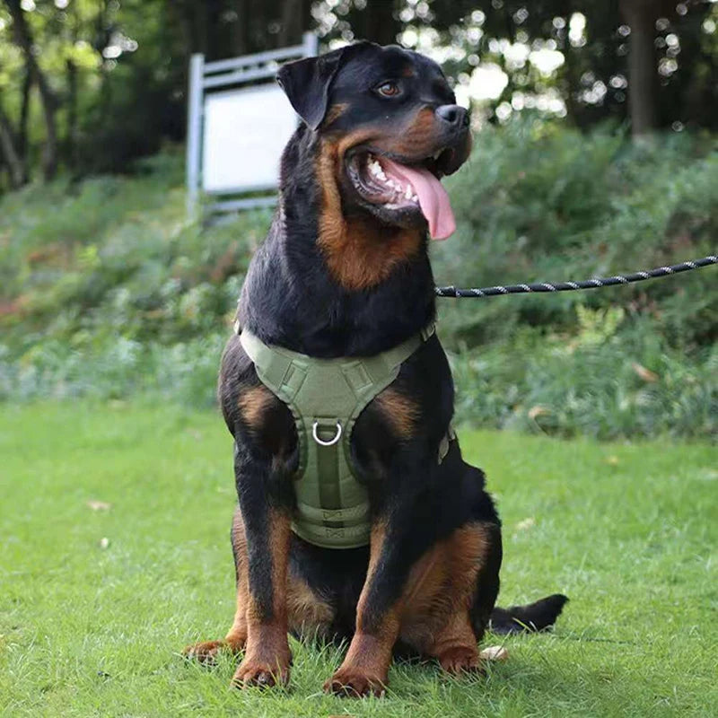 Big Dog Tactics Training Vest Harness Multi Functional Nylon Dog Adjustable Comfortable Control Dog Chest Harness Pet Supplies