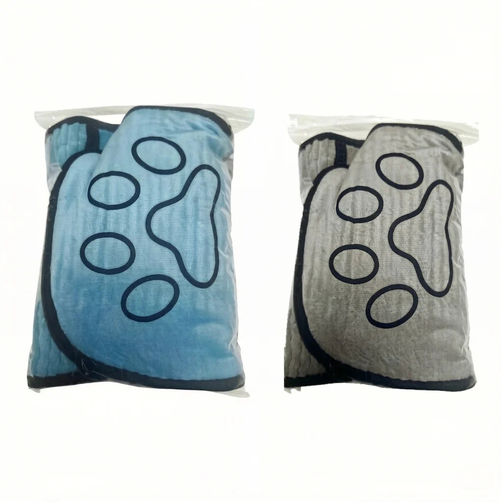 Super Absorbent Pet Bath Towel Quick-drying Cat Towels Convenient Soft Bath Robe Dry Pet Cleaning Washcloth Dog Accessories