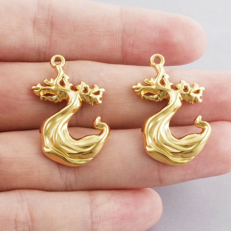 5pcs Stainless Steel Bee Spider Cicada Butterfly Dragonfly Flower Tree Grass Pendants Insects Charms Jewelry Making Accessories